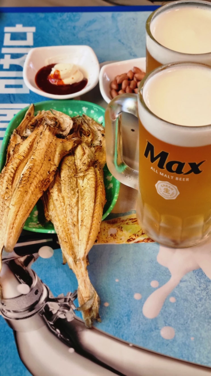  개포동 술집 - 강남에 만선호프가 있다고? 야외에서 먹는 맥주 한잔!