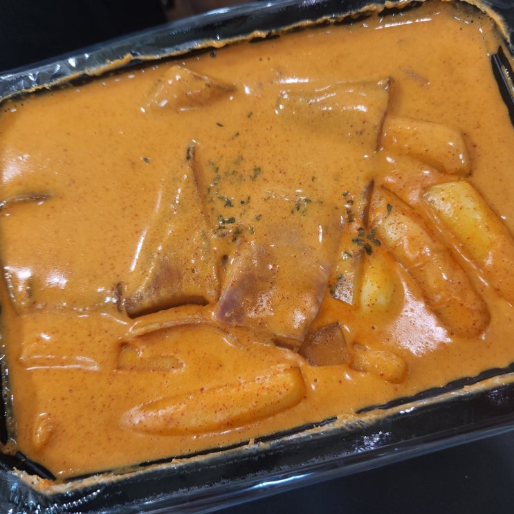  [회사원점심] 배떡 모라구남점 :: 로제떡볶이 + 해쉬브라운 왕새우튀김 핫도그