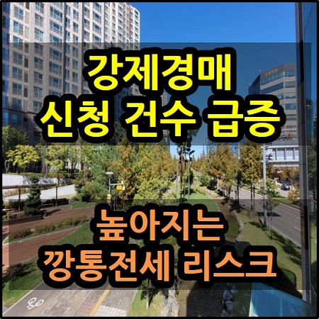  높아지는 깡통전세 리스크 강제경매 신청 건수 급증