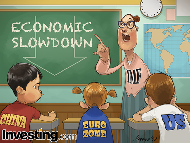 [카툰] IMF 세계 경제성장률 전망(22.7월)