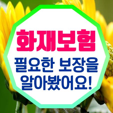  오피스텔 화재보험 어떤 보장내용으로 준비하면 좋을까요?