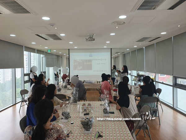 [신길뉴타운꽃집]포유문 산부인과 산모 수업 전경!!