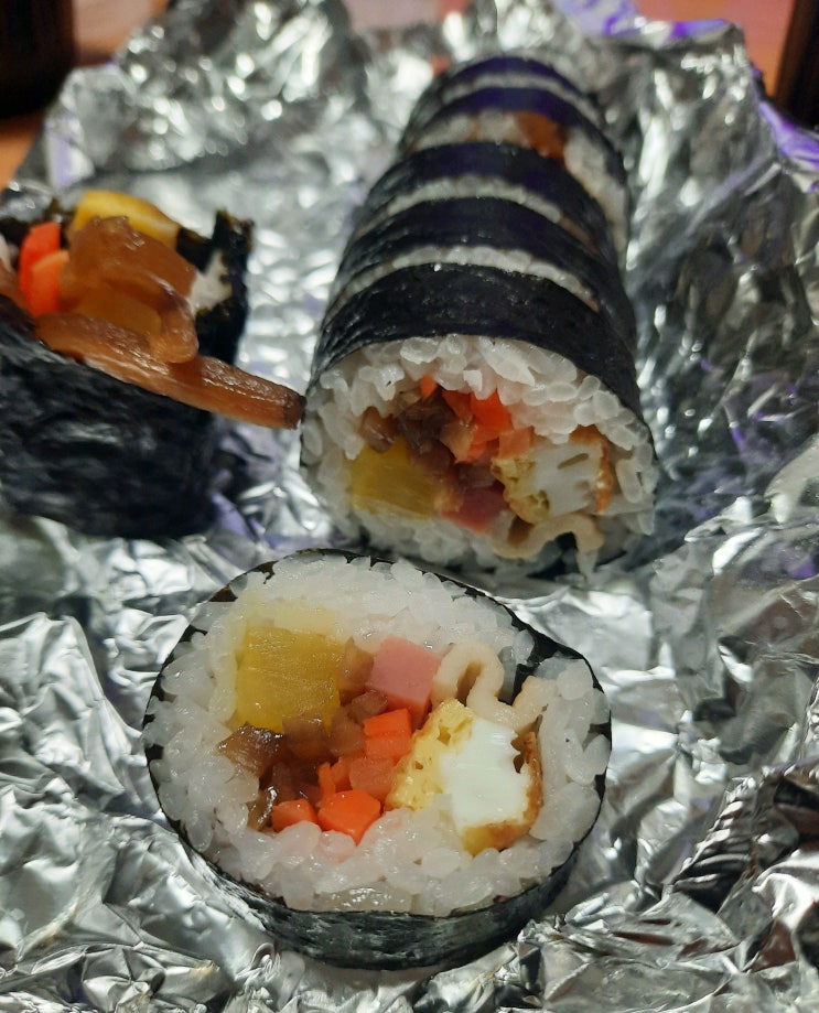  인천 송현동 분식집 김밥속에단무지