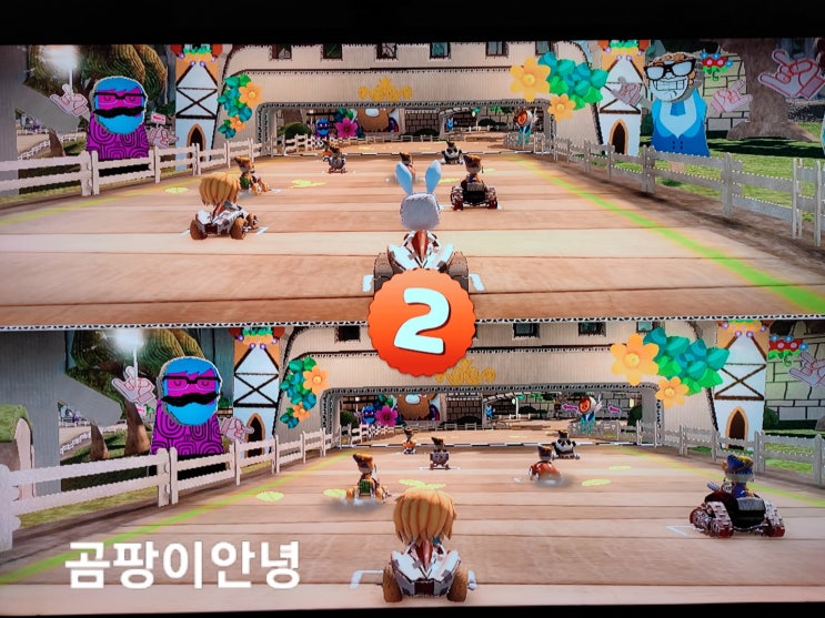  여친 아이와 함께 2인용 플스 게임 리틀빅플래닛카팅 Little Big Plannet Karting 플스3 플스4 플스5