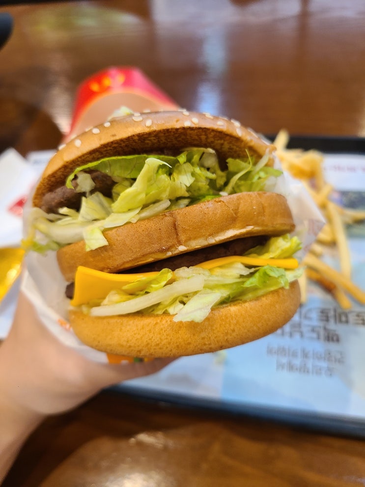  [맥도날드 햄버거 맛평가] #4. 맥도날드 빅맥 라지세트 / 맥도날드의 진짜 시그니처