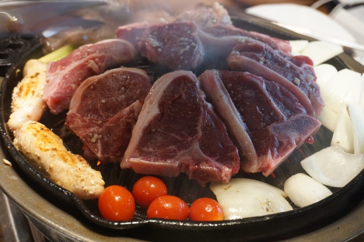  대구양갈비맛집 대봉동양고기 징기스에서 양갈비먹어요