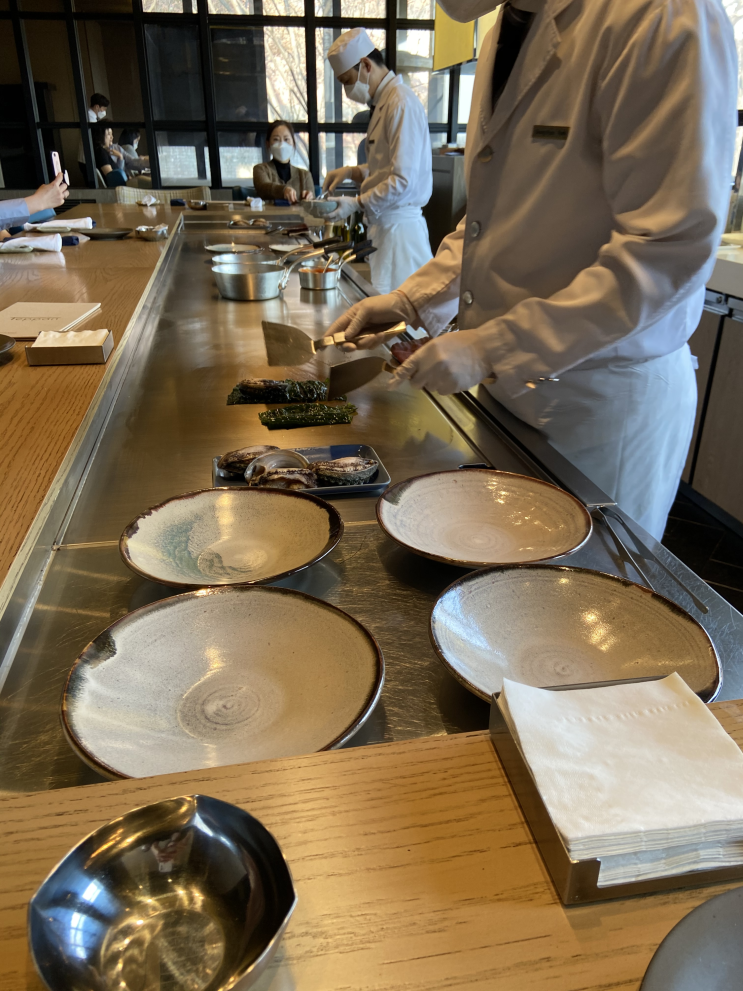  그랜드하얏트 서울 테판(Teppan) 레스토랑 런치코스