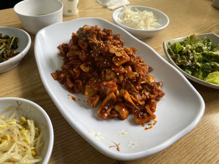  오불작전 죽전 오징어 죽전 직장인 점심 맛집