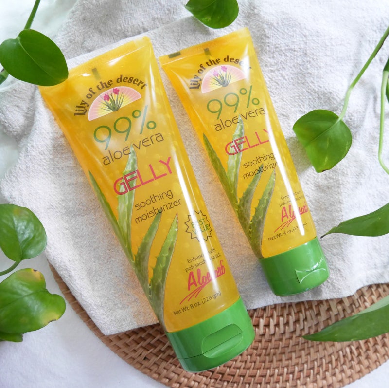 알로에 수딩젤 사용법 피부열감 진정에도 좋은 피부백서 알로에겔 3