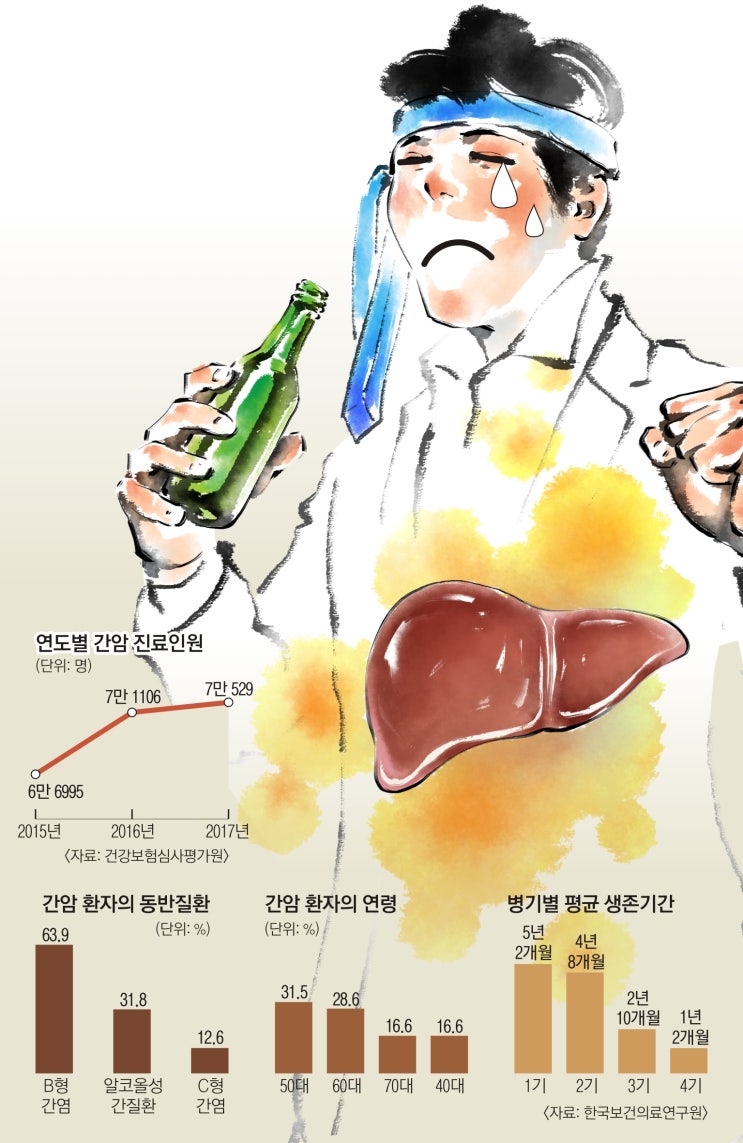  간암은 유전적 요인 61% - 면역기능을 담당하고 있는 간