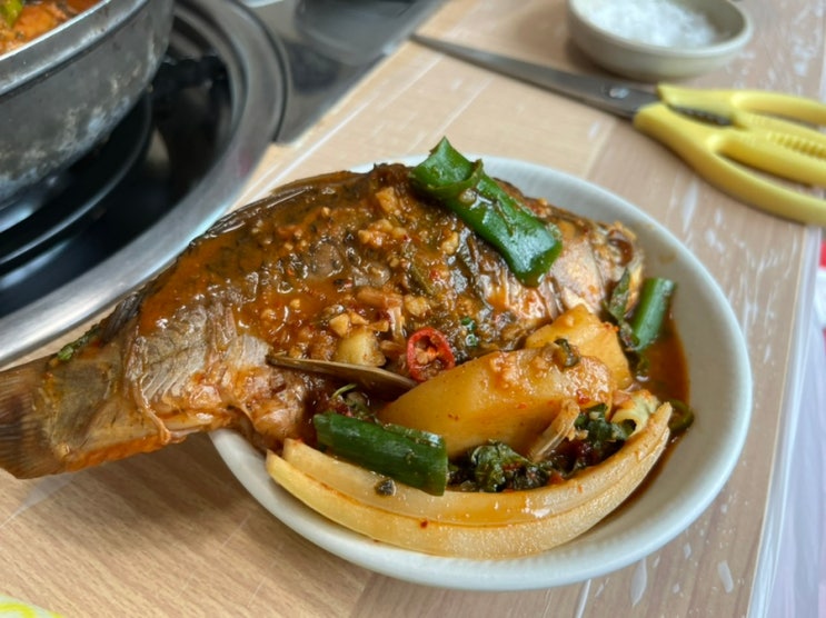 사천맛집_허하기전에 몸보신 하자! 성인병예방과 효능에 좋은 "두량할매집" 붕어요리