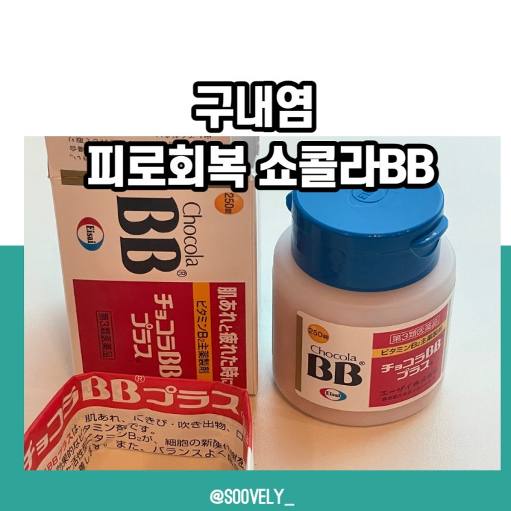 구내염 피로회복 쇼콜라BB플러스 비타민추천