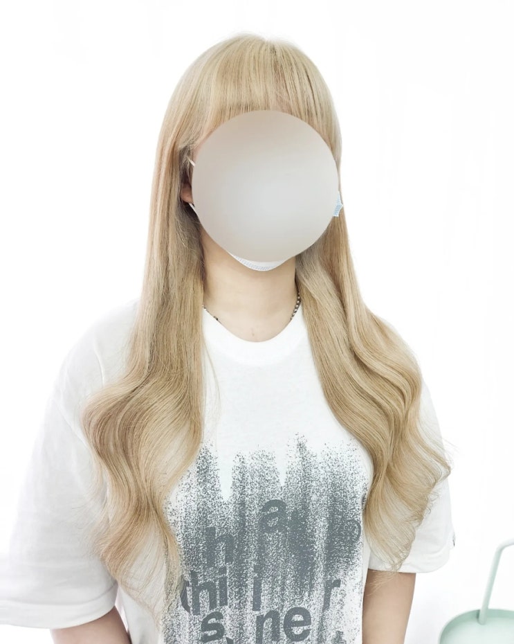  부산붙임머리 금발염색