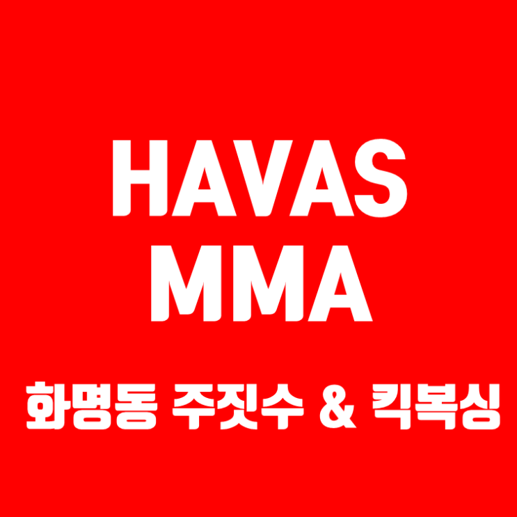 [체육관소개] 하바스 주짓수 & 킥복싱 / 화명동주짓수,화명동킥복싱,하바스mma