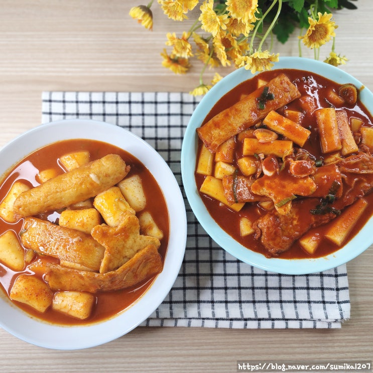 사과떡볶이 밀떡 vs 쌀떡, 두 달 기다려 받은 밀키트