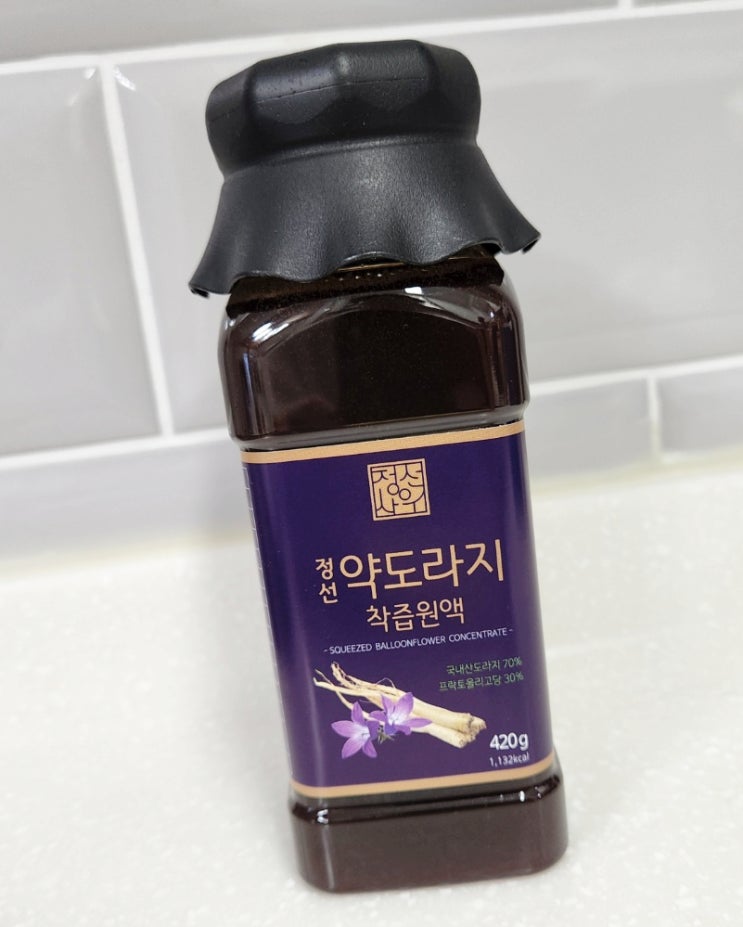  기관지에 좋은차, 약도라지청을 만드는 '정선사위'