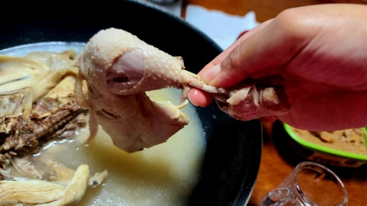  요린이도 가능한 질기지않게 닭백숙 끓이는법