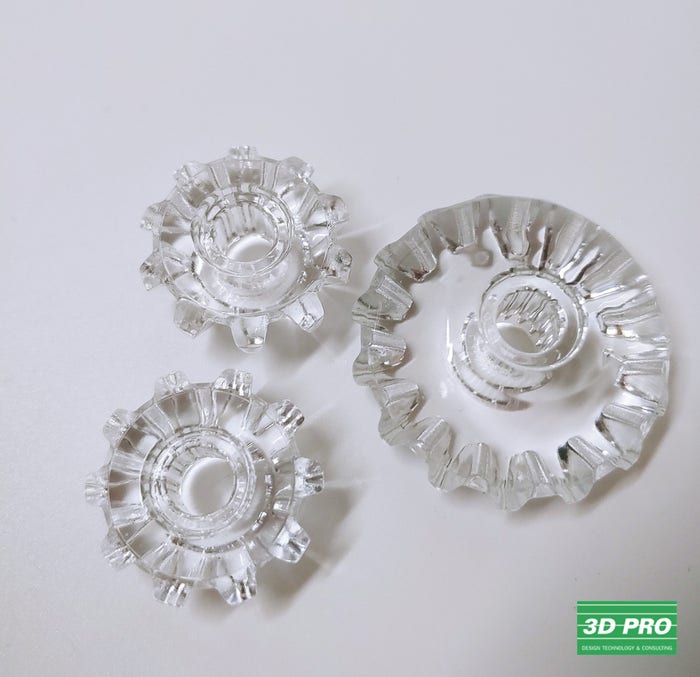  3D프린터로 투명 소재 출력물 제작/ 3D 프린터 시제품 출력/대학생 졸업작품/ SLA 레이저 방식/ABS Like 레진 소재/ 쓰리디프로/3D프로/3DPRO