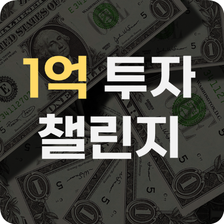  [1억 투자 챌린지] 1억이 생긴다면 어떻게 투자할까 (from 감사로즈님 to LGJ님)
