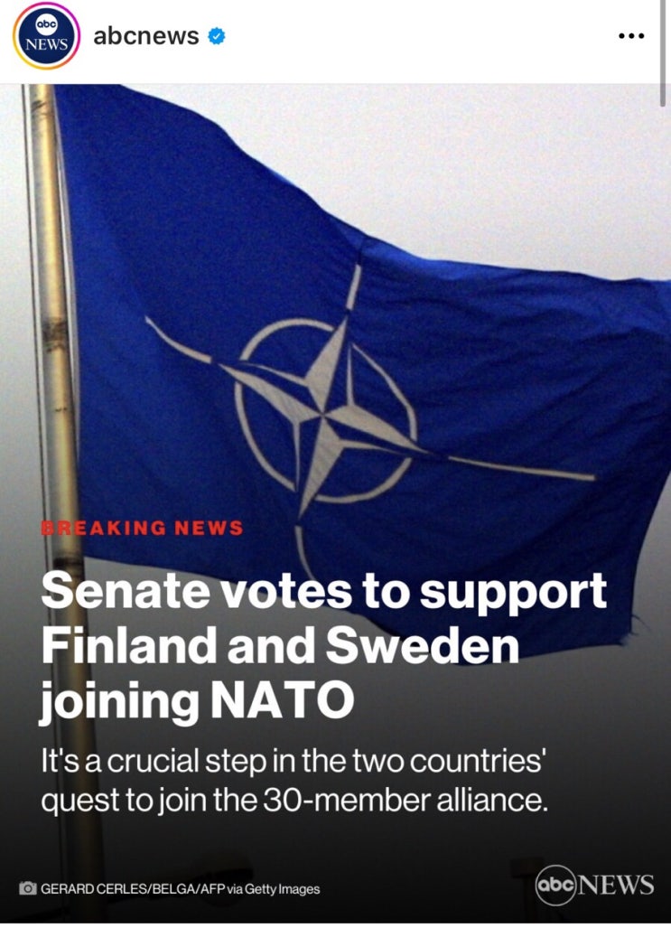 In the wake of ~ / 스웨덴, 핀란드의 나토 가입