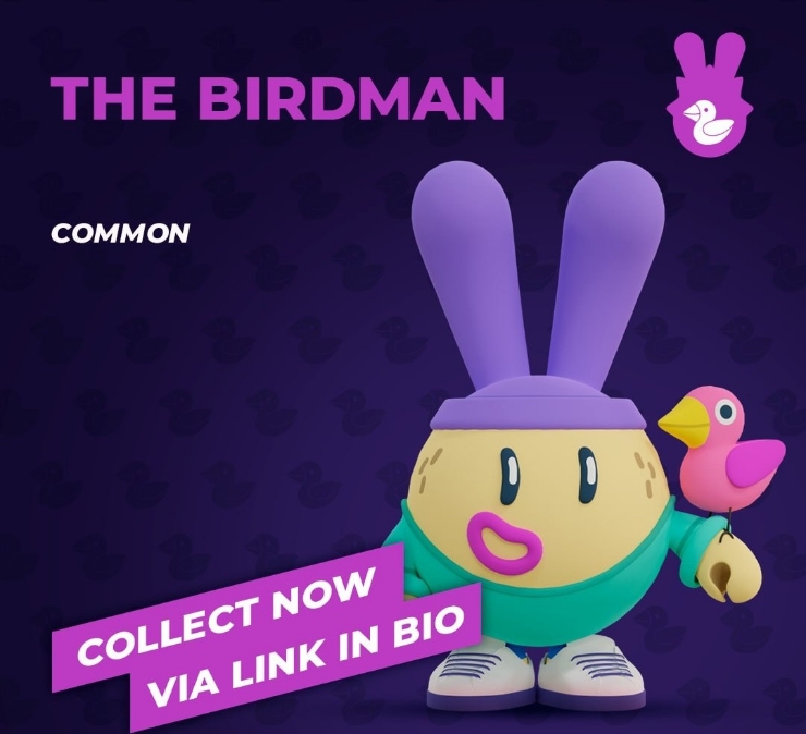  치코앤로코(chikoroko), OpenSea예정, 무료NFT 매일1개 지급, 8월5일 NFT(Gift of the Day) - The Birdman