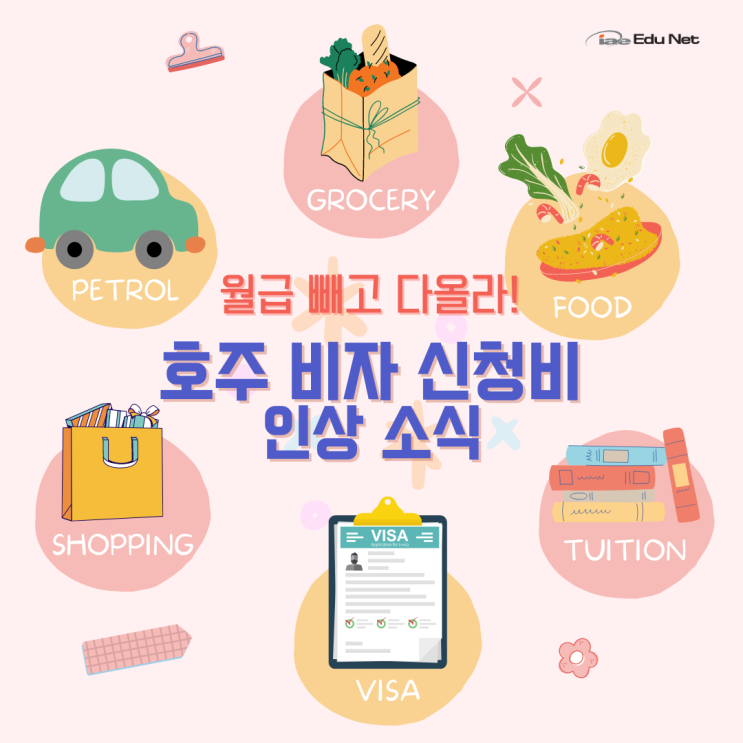  호주 비자신청비 2022, 인상된 가격을 알려드려요 (iae유학네트 멜번)