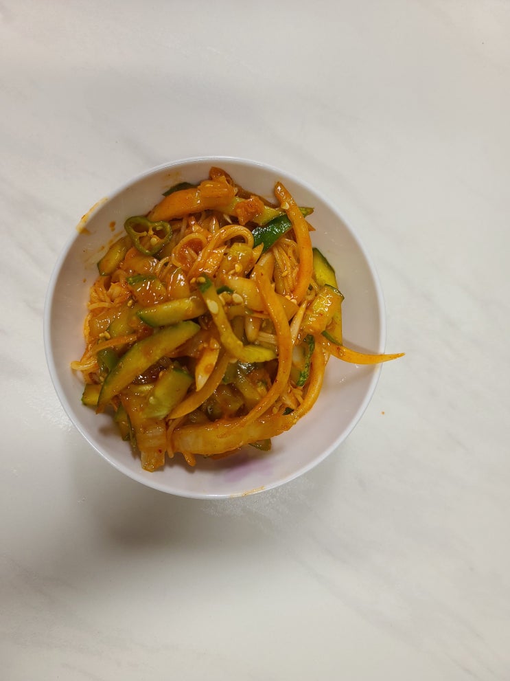 아내가 해준 비빔국수~~~! 아내가 해준 비빔국수~~~!