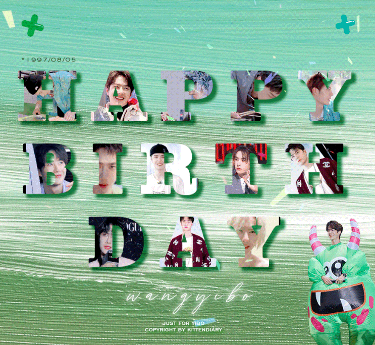  一博呀!!!!!!!!!!  生快生快!!!!cSada sis  hopes that your birthday is as much fun as you are!!
