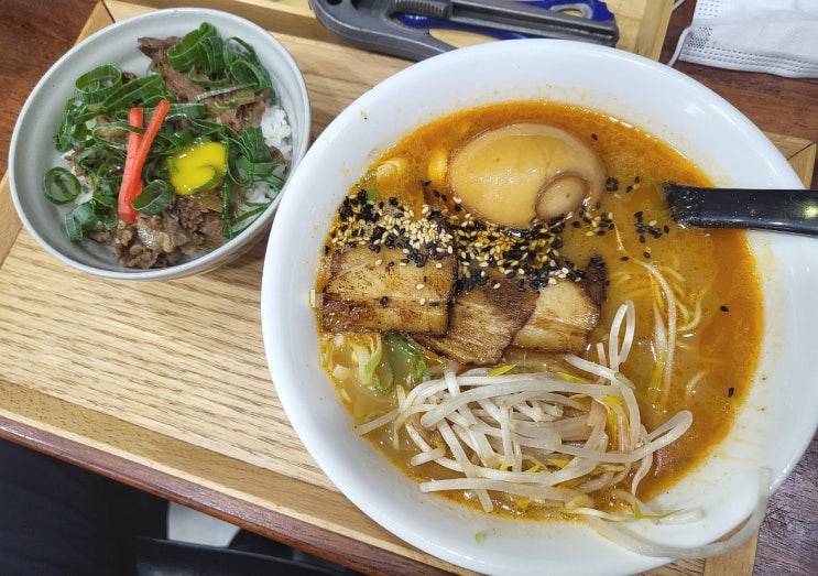  상무지구 멘야마쯔리 // 라멘맛집,라면맛집 // 화산라면 드셔보셨어요? " 내돈내산 솔직후기 "