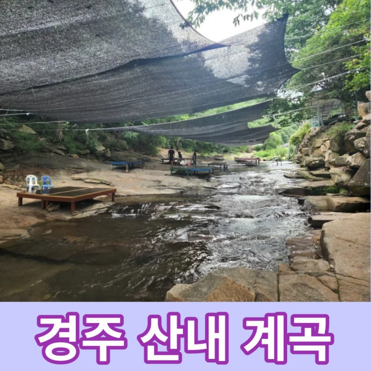  경주 산내 계곡