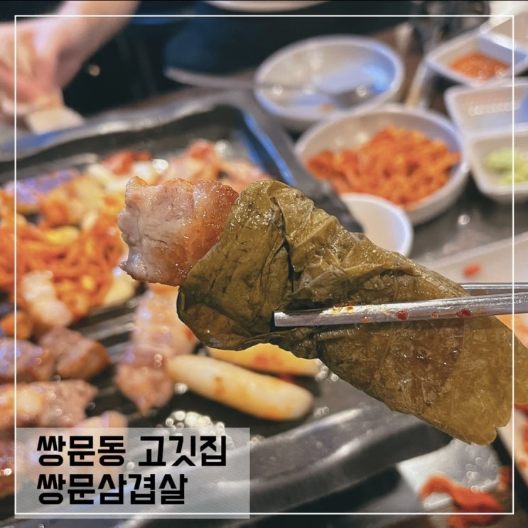  쌍문동 고깃집 쌍문삼겹살에서 오겹살먹방 어때