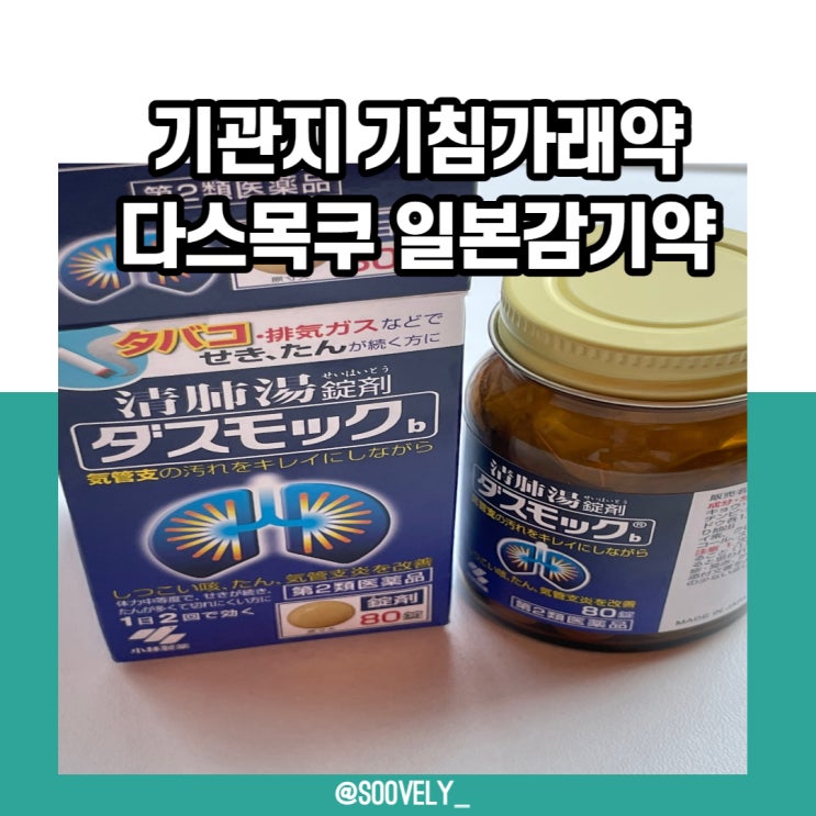기관지기침약 일본기관지기침약 다스목쿠B 가래제거추천