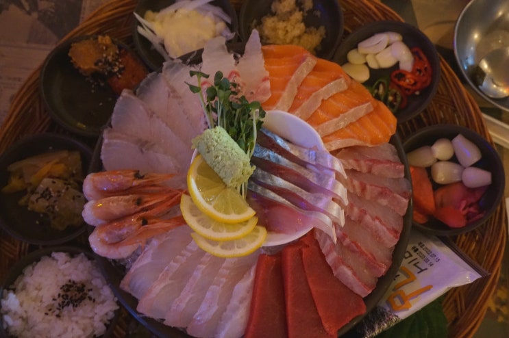  쌍촌동횟집 독도집 구성 너무 알차다 가성비 맛집