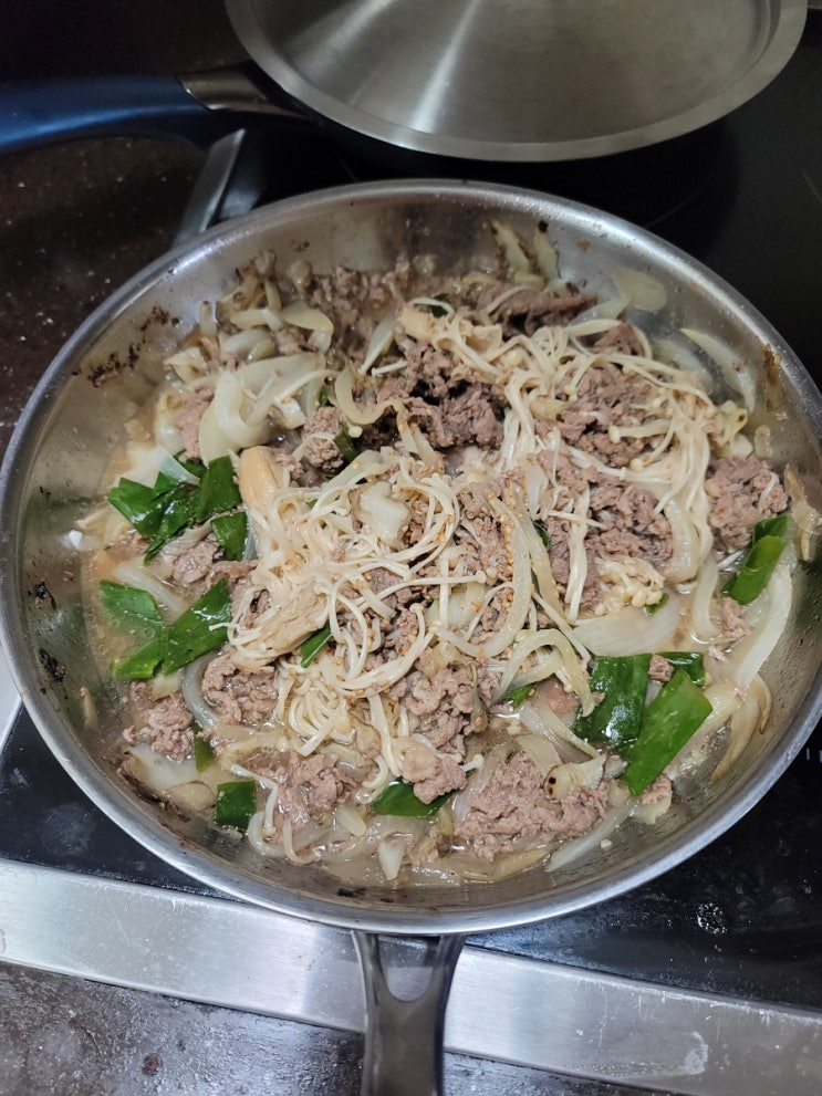  냉장고 파먹기 3일차 김치찌개, 소불고기(10일간 진행)
