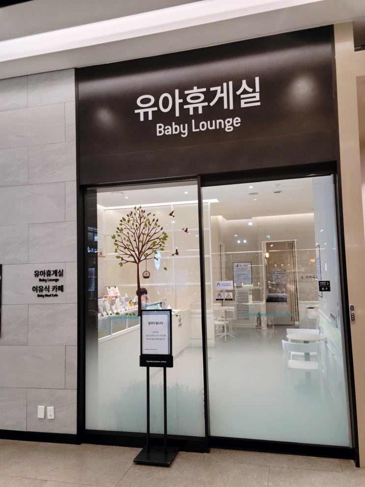  송현아와 현대백화점 중동점 유아휴게실 전격 리뷰