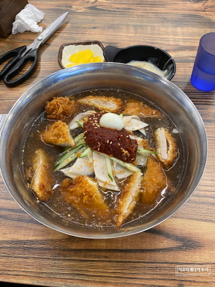  [신중동역] 돈까스 짱이네 :: 돈까스와 물냉면 혼밥 내돈내산