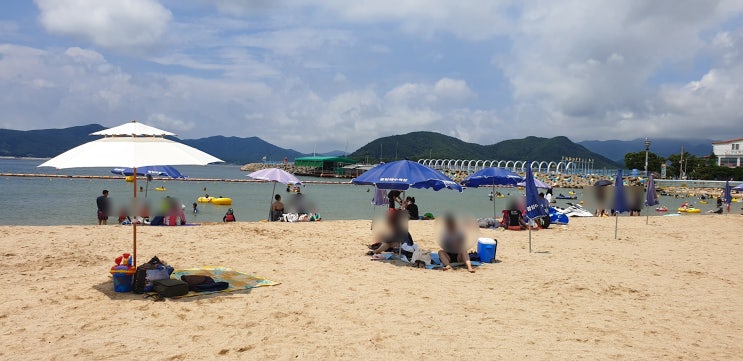  아기가 놀기 안전하고 주차편한 창원 마산 광암해수욕장(feat 깨끗한 무료 샤워)