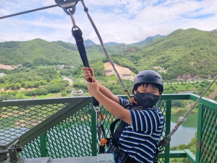 제천여행 청풍랜드 집라인