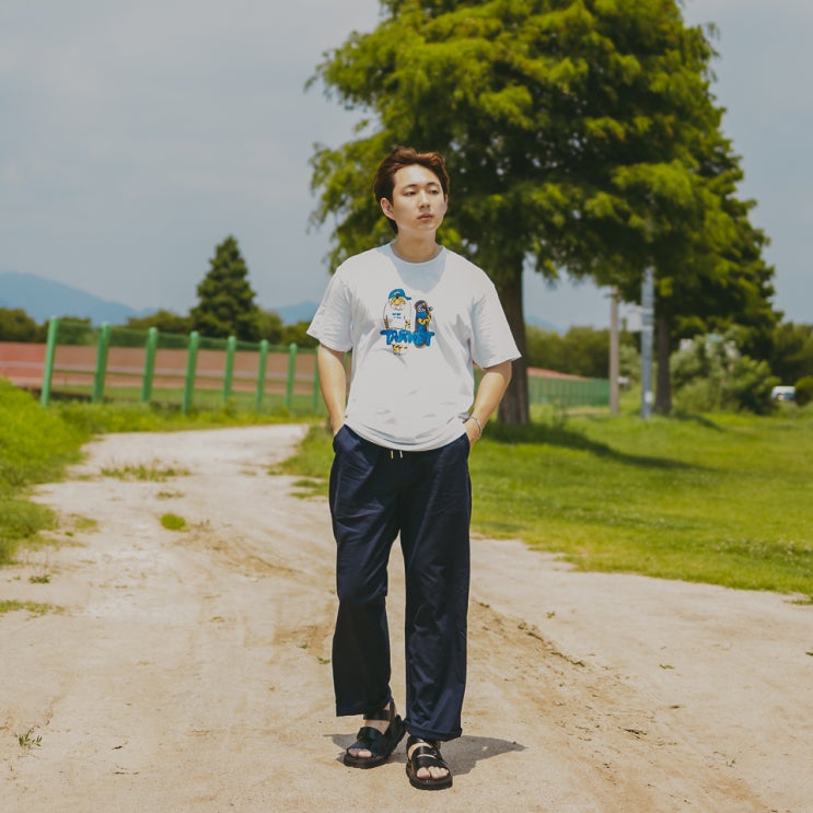  가성비 갓템! 수아레 린넨 라이크 세미 와이드 밴딩 팬츠