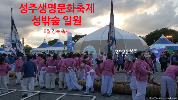 성주생명문화축제-8월 경북 축제
