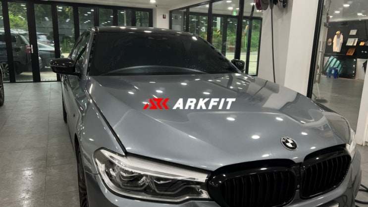  아크핏 윈드쉴드 시공 BMW 530i 전면 유리 보호필름