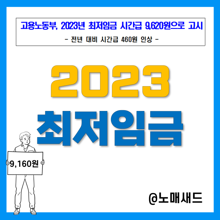 2023 최저임금 확정(월급 200만원), 위반시 벌금과 업종별 차등적용 2023 최저임금 확정(월급 200만원), 위반시 벌금과 업종별 차등적용