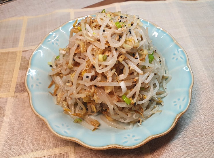  숙주나물 무침 아삭하게 만드는 법,녹두나물 즉석 반찬 레시피