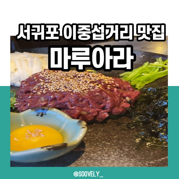  제주올레시장근처 이색주점 마루아루 추천