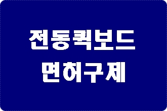 전동 퀵보드 음주운전 면허취소 이의신청 행정심판 전문 행정사