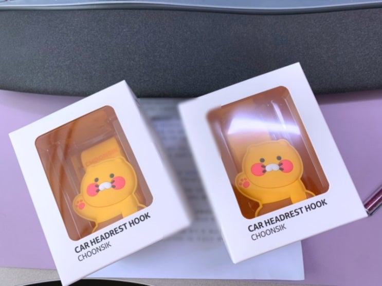  덜렁이(aka.나)를 위한 필수템, 카카오프렌즈 차량용 가방걸이 춘식이