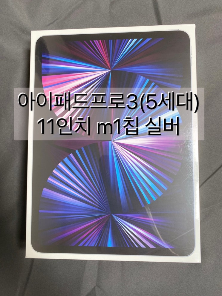 아이패드 프로3(5세대) m1칩 11인치 실버 구매 대존예!, 구미노리터