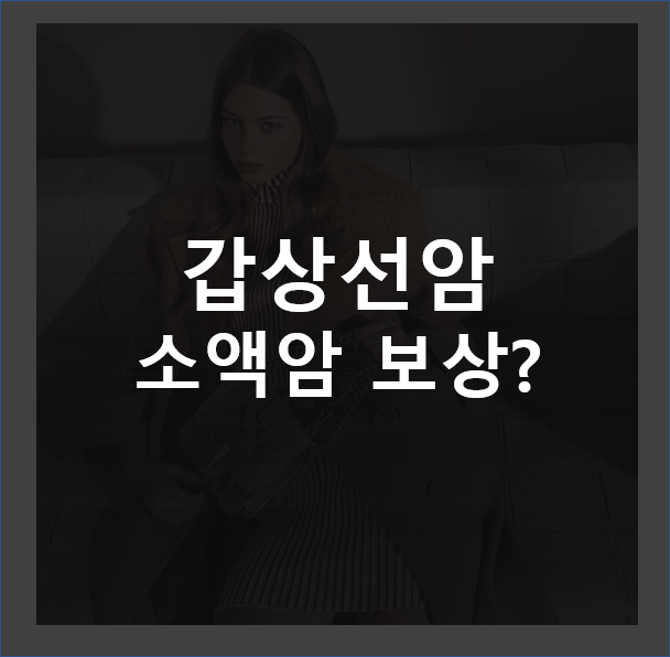  갑상선암보험금 소액암으로 받으면 억울해요!