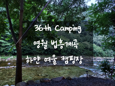  [2022.07.29 영월 캠핑장] 36th Camping 영월 하얀 여울 캠핑장 관리 정말 잘되고 매너 타임 좋고, 아이들 물놀이하기 너무 좋은 캠핑장 추천