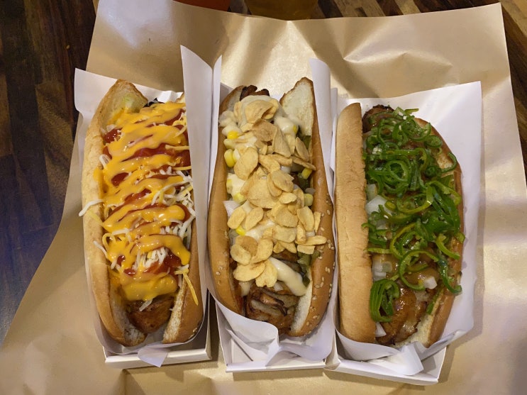  어린이대공원 맛집 || 맥주와 찐궁합, 핫도그맛집 궤도에 오르다